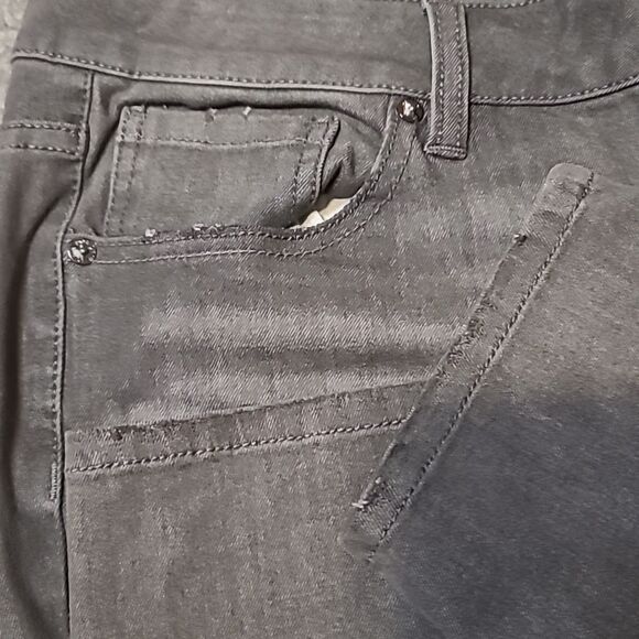 Lane Bryant NEW Ultimate Stretch High Rise Skinny Grey Jeans Size 18 - Picture 8 of 8